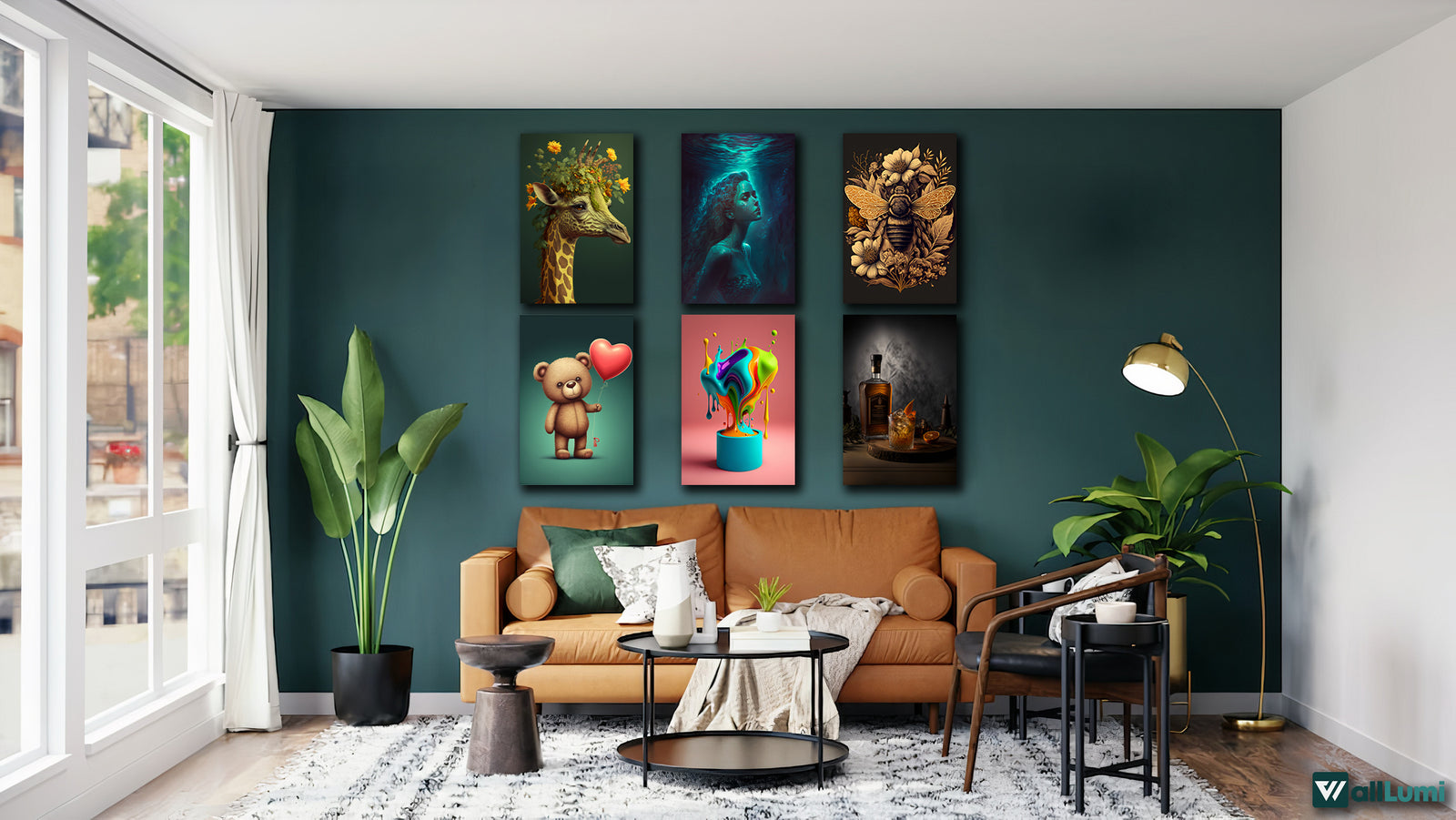 6 WallLumi Premium Custom Canvases