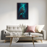 Aquatic Enchantress Canvas Print - WallLumi Canvases