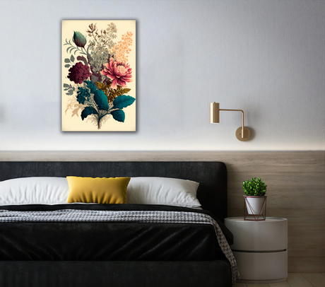 Blossoming Collage Canvas Print - WallLumi Canvases