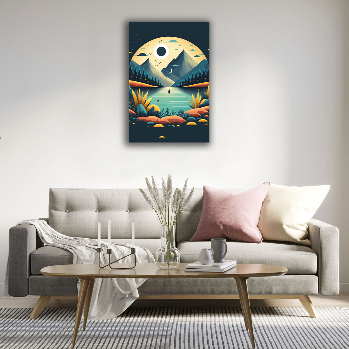 Deep Horizon Canvas Print - WallLumi Canvases