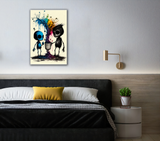 Duality Colors Canvas Print - WallLumi Canvases