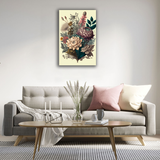 Floral Symphony Canvas Print - WallLumi Canvases