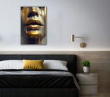 Golden Beauty Canvas Print - WallLumi Canvases