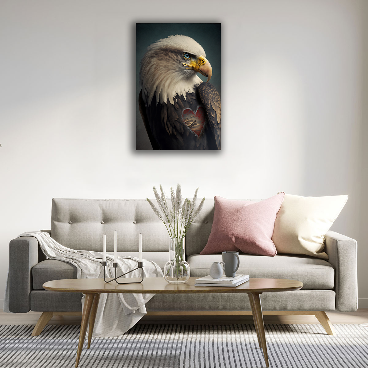 Land Of The Free Canvas Print - WallLumi Canvases