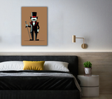 Mr. Red Canvas Print - WallLumi Canvases