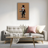 Mr. Red Canvas Print - WallLumi Canvases