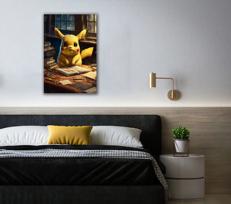 Pikachu's 9-5 Canvas Print - WallLumi Canvases