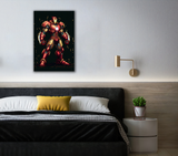 Pixelated Iron Man Canvas Print - WallLumi Canvases