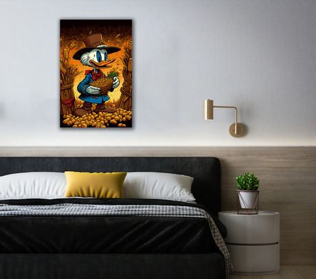 Scrooge's Fortune Canvas Print - WallLumi Canvases