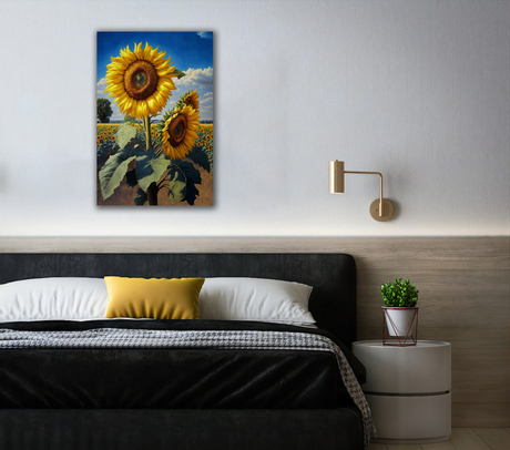 Sunflower Symphony Canvas Print - WallLumi Canvases