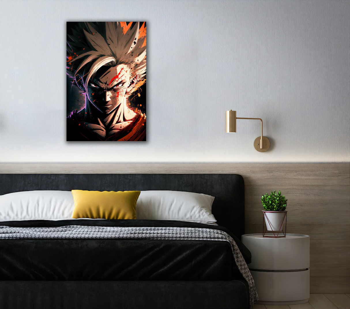 The Legendary Goku Canvas Print - WallLumi Canvases