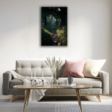 Virtual Forest Canvas Print - WallLumi Canvases