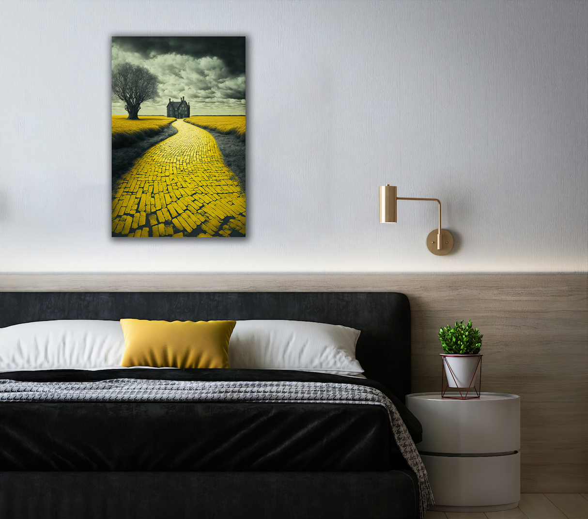 Yellow Brick Road Canvas Print - WallLumi Canvases