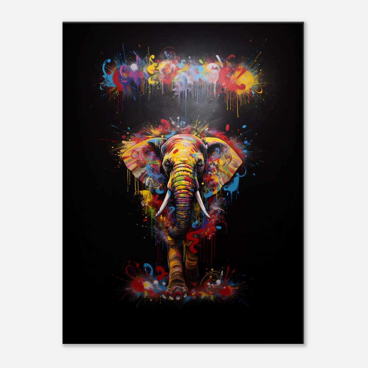 Multicolored Elephant