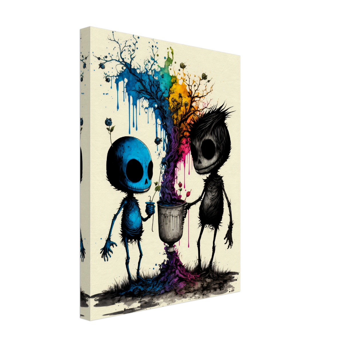 Duality Colors Canvas Print - WallLumi Canvases