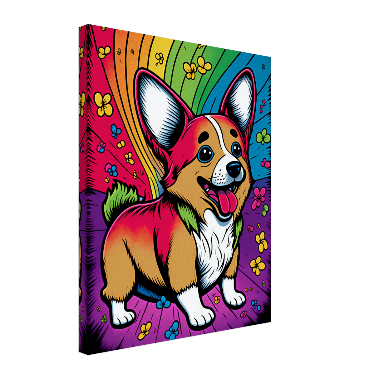 Rainbow Corgi - WallLumi