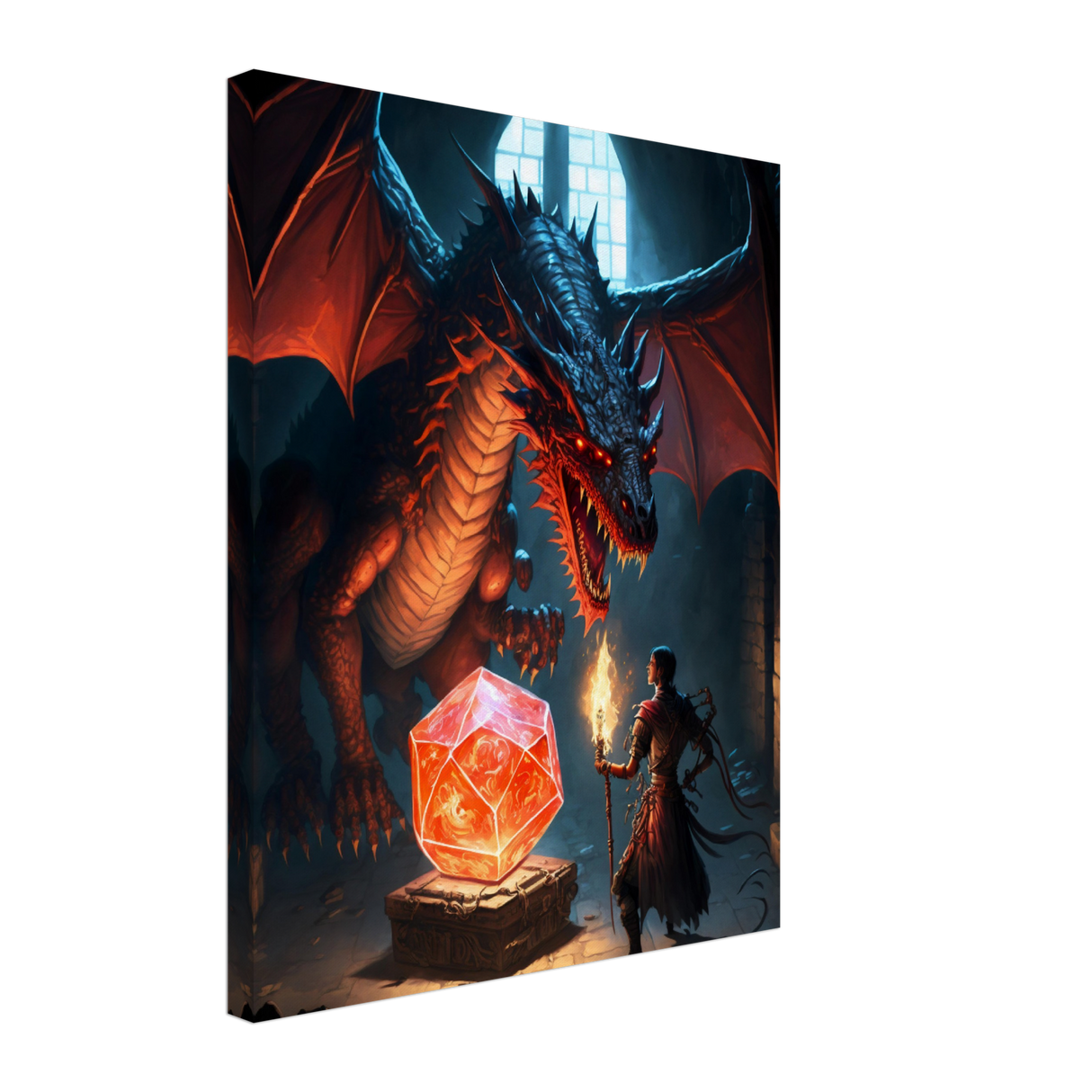 The Dungeon Delve Canvas Print - WallLumi Canvases