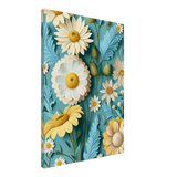 Paper Daisies Canvas Print - WallLumi Canvases