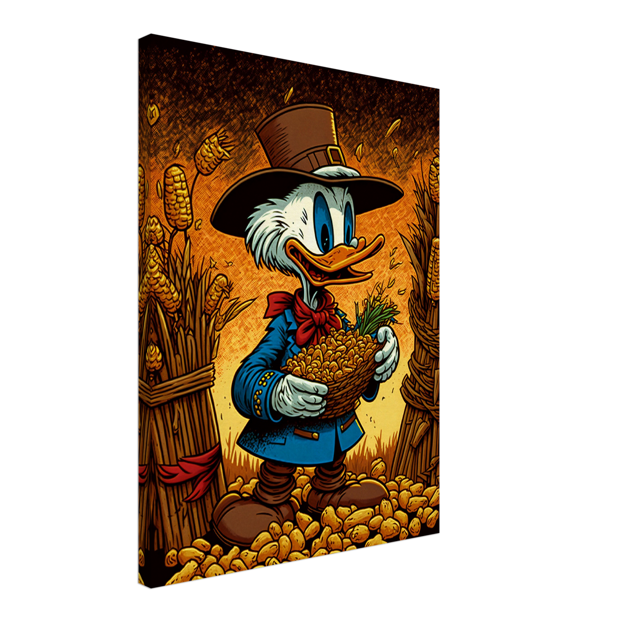 Scrooge's Fortune Canvas Print - WallLumi Canvases