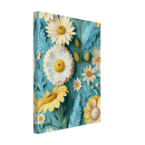 Paper Daisies Canvas Print - WallLumi Canvases