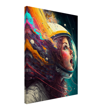 Cosmic Explosion of Color Canvas Print - WallLumi Canvases