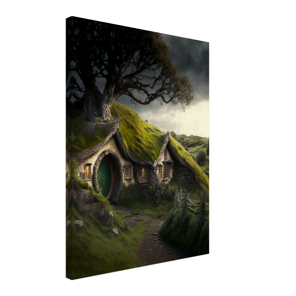 The Hobbit Home Canvas Print - WallLumi Canvases