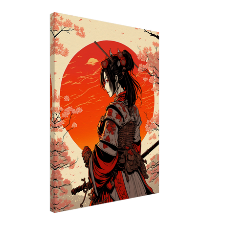 Samurai Serenity Canvas Print - WallLumi Canvases