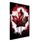 Canadian Maple Leaf Canvas Print - WallLumi Canvases