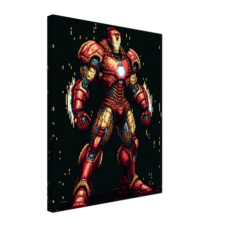 Pixelated Iron Man - WallLumi