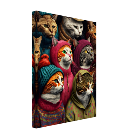 Cat People Canvas Print - WallLumi Canvases