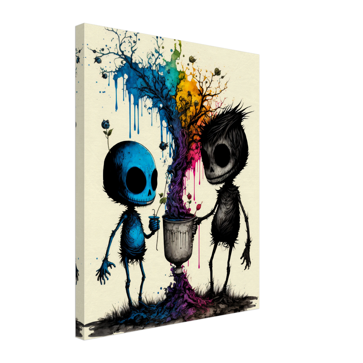 Duality Colors Canvas Print - WallLumi Canvases