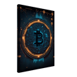 Cyber Currency BTC Canvas Print - WallLumi Canvases