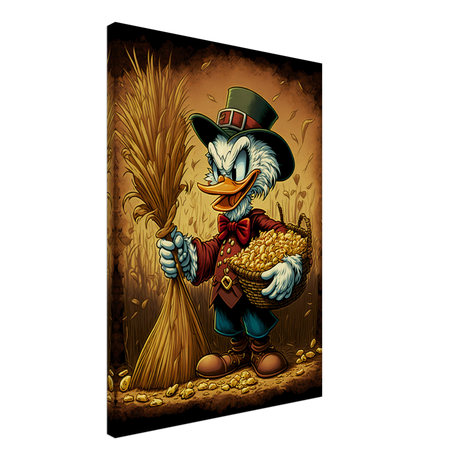 Scrooge's Golden Corn Canvas Print - WallLumi Canvases